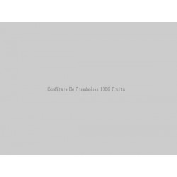 Confiture De Framboises 100G Fruits, 50G Sucre Pot 340G