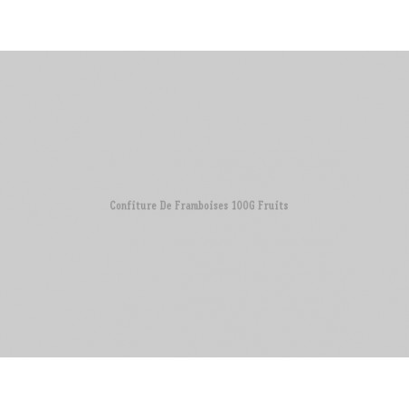 Confiture De Framboises 100G Fruits, 50G Sucre Pot 340G