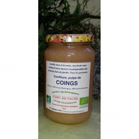 confiture pulpe de coings 430g